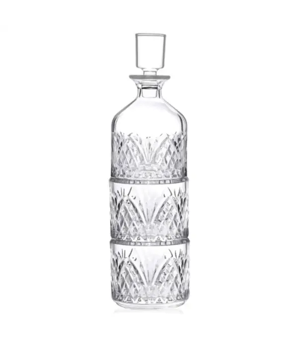 Brilliant Whisky Glasses and Carafe "Ashford", Set of 2