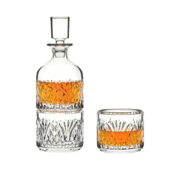 Verres et carafe à whisky "Ashford", ens/2