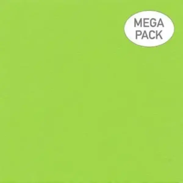 Serviettes de table en papier Vert lime, ens/40