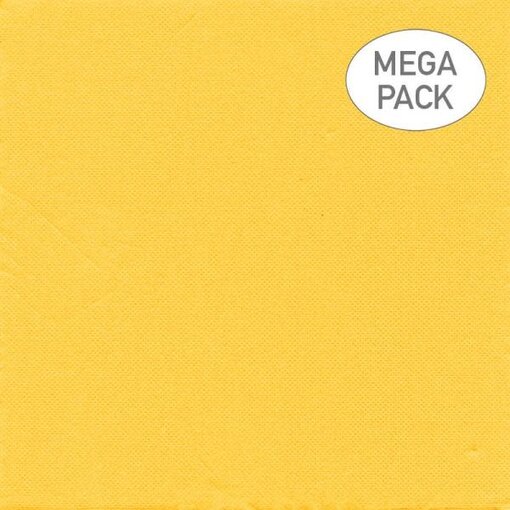 Yellow Paper Napkins, Pack of 40