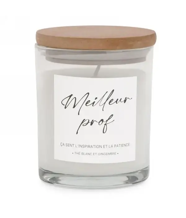 "Best Teacher" Candle - White Tea and Ginger