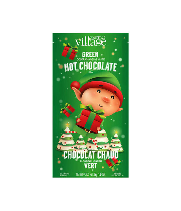 Gourmet du Village Chocolat chaud lutin vert 35g de Gourmet du Village