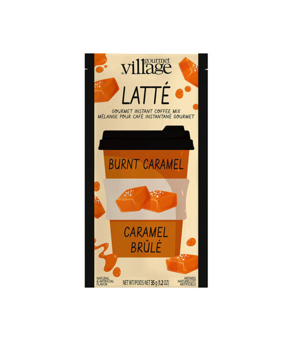 Gourmet du Village Café instantané Latte au Caramel Brûlé 35g de Gourmet du Village