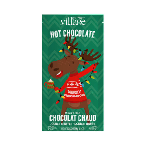 Chocolat chaud "Merry Christmoose" 35g de Gourmet du Village