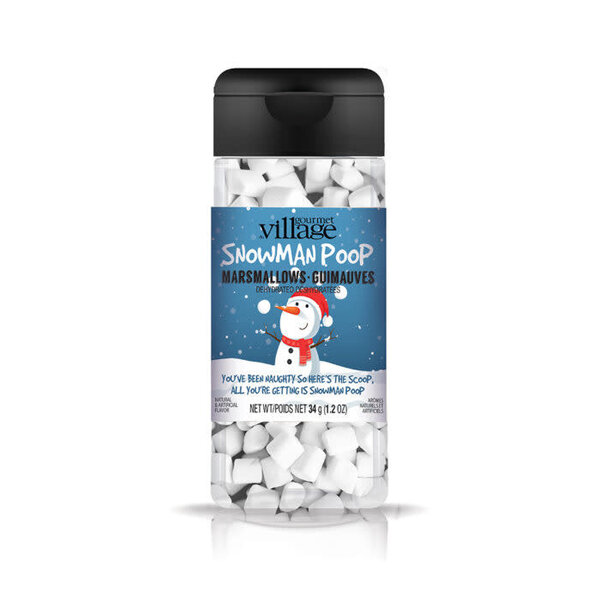 Guimauves Déshydratées Bonhomme de Neige 34g de Gourmet du Village