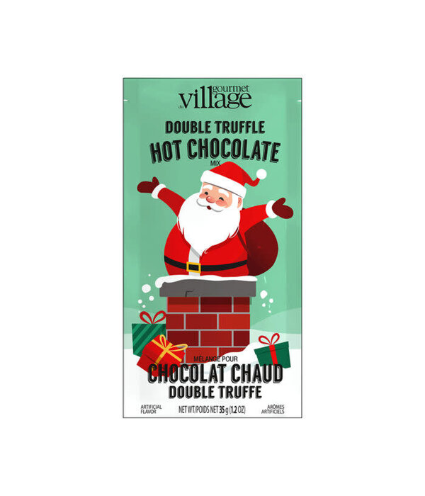 Gourmet du Village Chocolat Chaud Double Truffle Père Noël 35g de Gourmet du Village