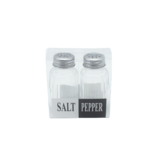 Ensemble de salière & poivrière en verre 60ml