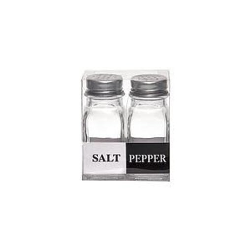 Ensemble salière et poivrière en verre 75 ml