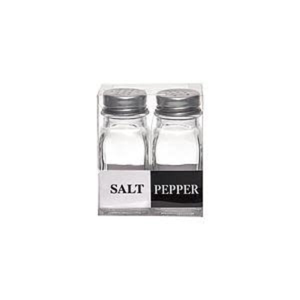 Ensemble salière et poivrière en verre 75 ml
