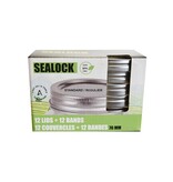Lids and Rings for Mason Jars, Set of 12