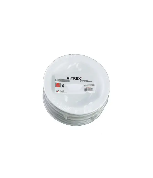 4.75" White Bowls, Set of 6
