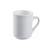 Porcelain Mugs 236ml, Set of 6