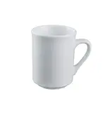 Porcelain Mugs 236ml, Set of 6