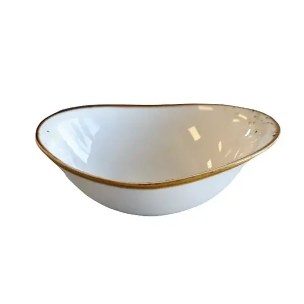 7.25" x 5.25" White Terra Bowl