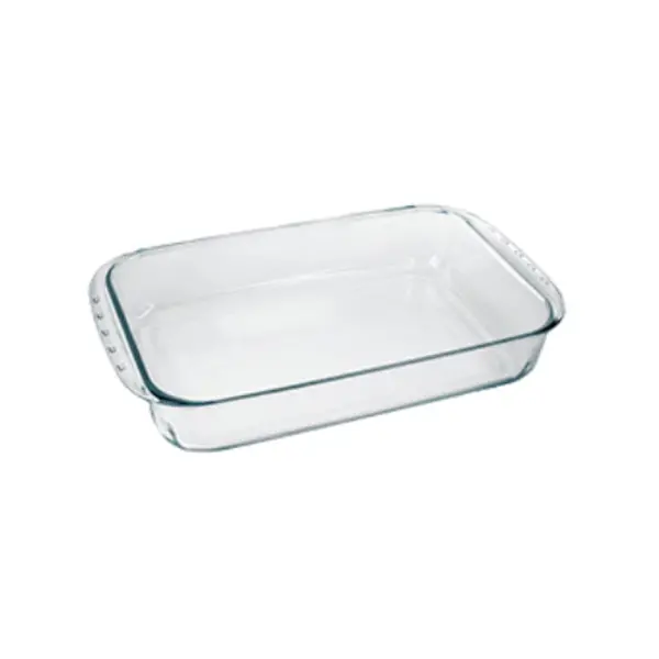 Plat de cuisson en verre rectangle 5.3L de Marinex