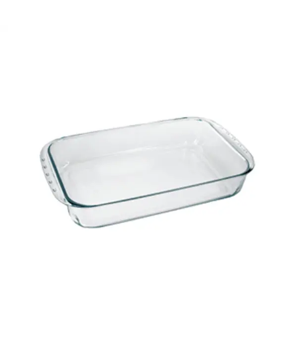 Plat de cuisson en verre rectangle 5.3L de Marinex