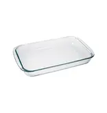 Plat de cuisson en verre rectangle 3.7L de Marinex