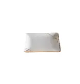 Rectangular Plate Terra White 8.5" x 5"