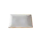 Rectangular Plate Terra White 11" x 6.75"
