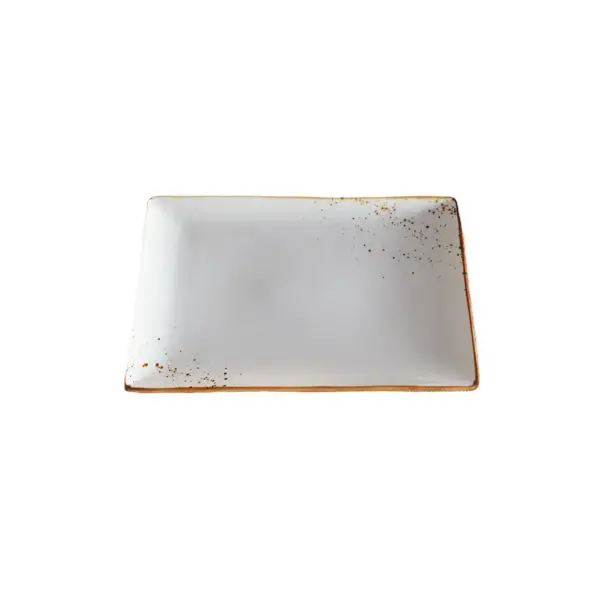 Rectangular Plate Terra White 11" x 6.75"