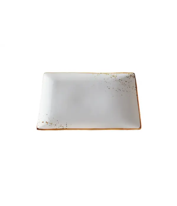 Rectangular Plate Terra White 11" x 6.75"