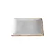 Assiette rectangulaire Terra blanc 11" x 6.75"