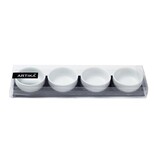Mini bols blancs, ens/4