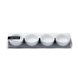 Mini bols blancs, ens/4