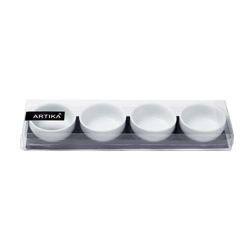Mini bols blancs, ens/4