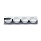 White mini bowls, set of 4