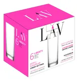 "Liberty" Glasses 12.25 oz, Set of 6