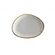 Triangular Plate Terra White 10.25"