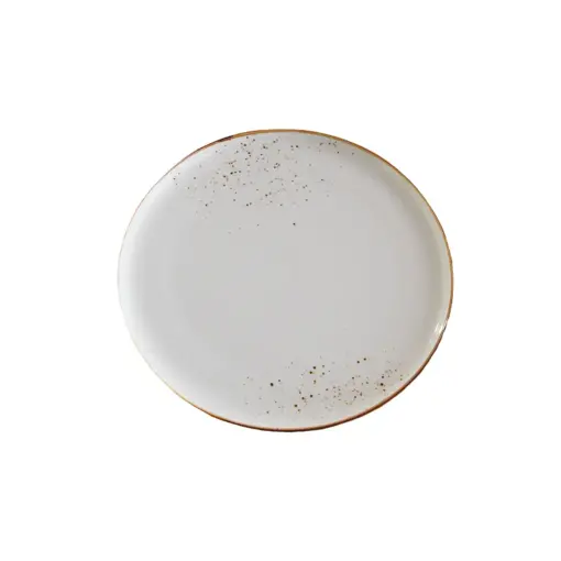 White "Terra" Round Plate 11"