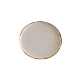 White "Terra" Round Plate 9"