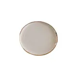 White "Terra" Round Plate 9"