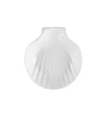 White Scallop Plate