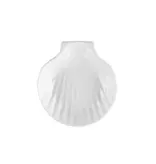 White Scallop Plate