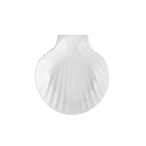 Assiette pour coquille Saint-Jacques Blanc
