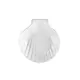 White Scallop Plate