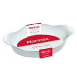 Plat de cuisson oval 600 ml blanc de Marinex