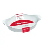 Plat de cuisson oval 1.4L blanc de Marinex