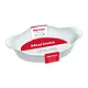 Plat de cuisson oval 1.4L blanc de Marinex