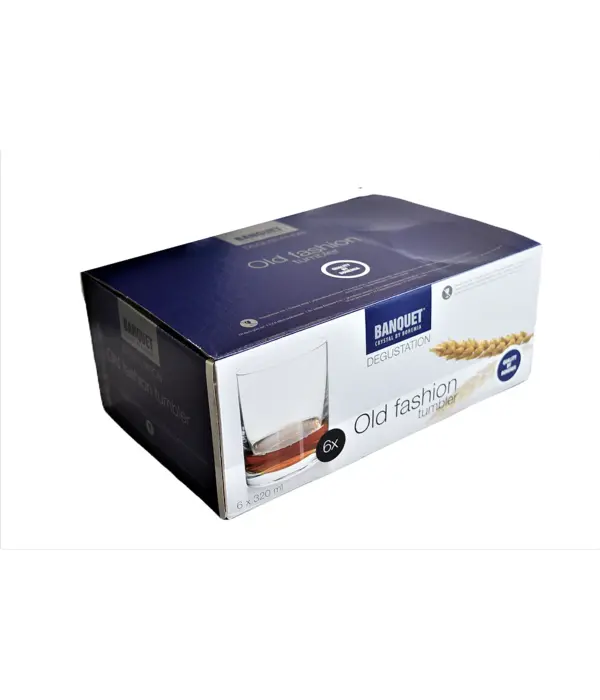 Verres à whisky "Degustat" 320ml, ens/6