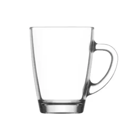 Tasses en verre "Vegan" 10oz, ens/6