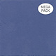 Serviettes de table Bleu en papier, ens/40