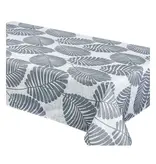 Nappe rectangulaire "Feuilles grises" 58x94"