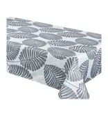 Nappe rectangulaire "Feuilles grises" 58x94"