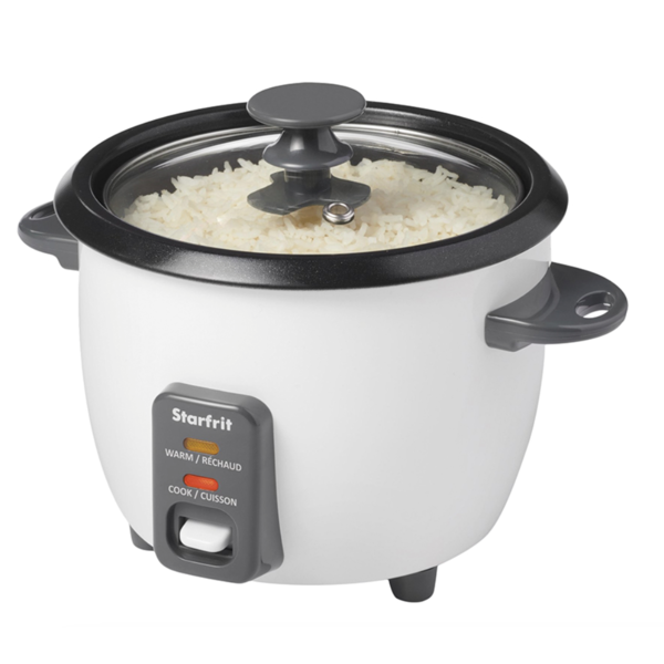Starfrit Rice Cooker Black/White 6 cup