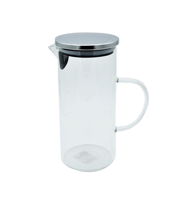 Pichet en verre avec couvercle 1.2L