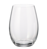 Verres sans pied en cristallin "Leona" 590ml, ens/4